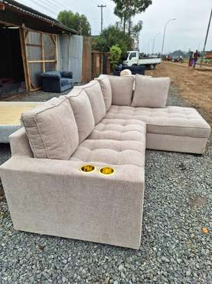 L shaped Chester sofa image 1