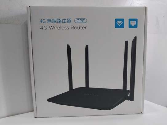 2.4GHz 300Mbps Cheap 4G LTE CPE Wireless Router With SimCard image 3