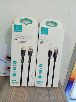 USAMS PD 20W Type C To Lightning Cable For iPhone image 1