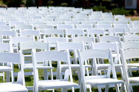 For hire:White Folding Chairs Lightweight Plastic image 4