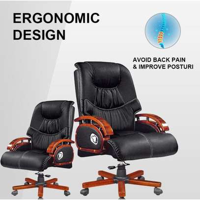 Office Chair: Executive Directors Leather Profession Chair image 2