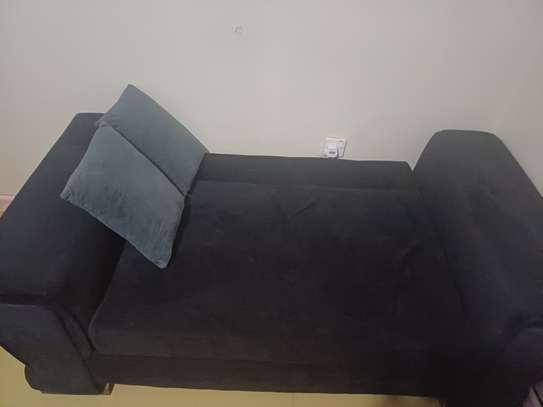 Backless sofa (like a chaise), 2 seater in great condition image 2