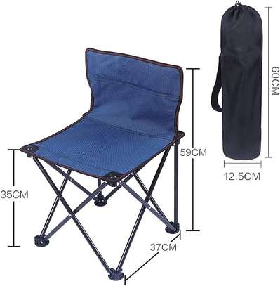 foldable metallic frame water proof canvas  camping chair image 2