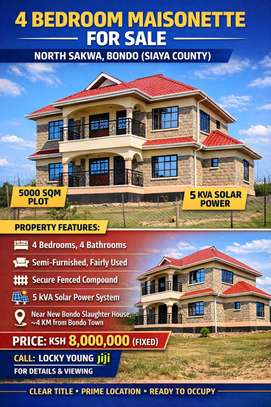 FOR SALE: 4-Bedroom Maisonette in North Sakwa, Bondo image 3