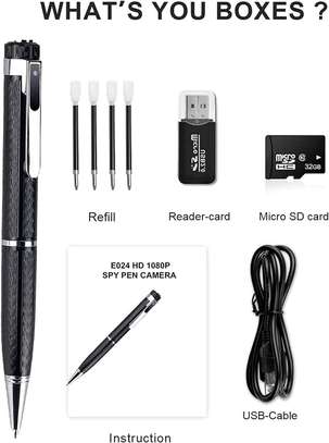 Spy Camera Pen with HD 1080P, 32GB SD Card image 4