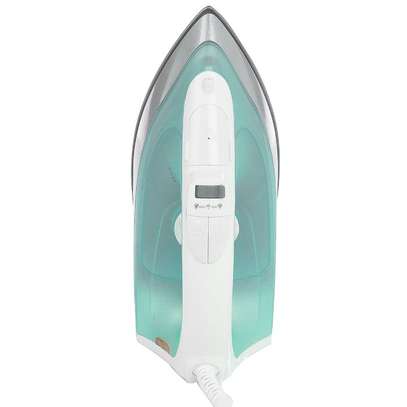RAMTONS GREEN AND WHITE STEAM IRON image 4