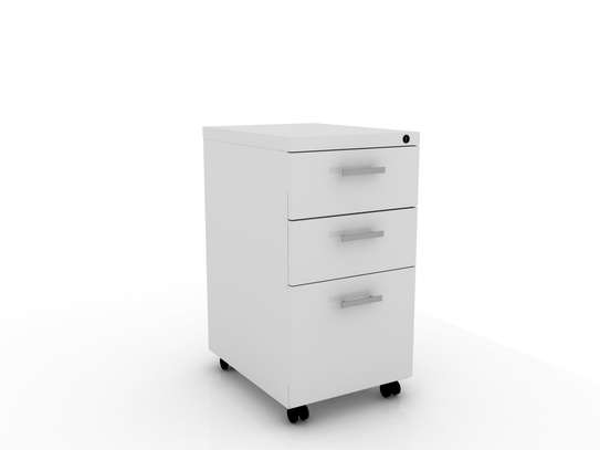 Metal Mobile Filing Cabinet – 3 Drawer Pedestal Locker image 4