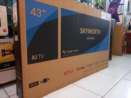 Skyworth 43E3A LED Smart Android Frameless Full HD TV image 1