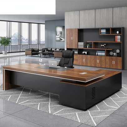 Office Desk: Executive 2m President's Manager's Desk image 1