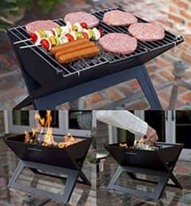 Foldable Portable Barbecue Charcoal Grill image 3