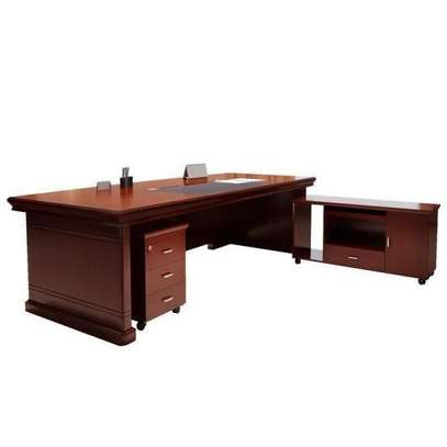 Office Desk: 2m Executive Office Desk With Premium Finish image 4