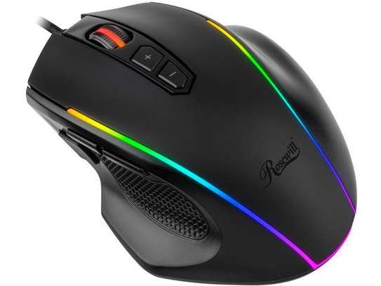 Gaming mouse neon lights image 2