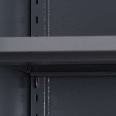2-Door Multi-Shelf Steel Office Filing Cupboard image 4