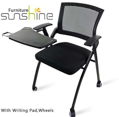 OFFICE CHAIR: Black Foldable Best Office Chair image 4