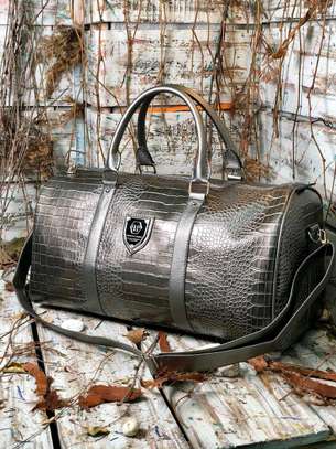 ITEM: *_Designer Leather Duffle Bags._* image 1