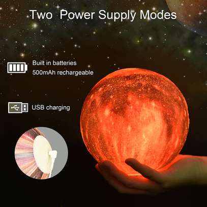 3D Printing Moon Light 16 Colors image 1