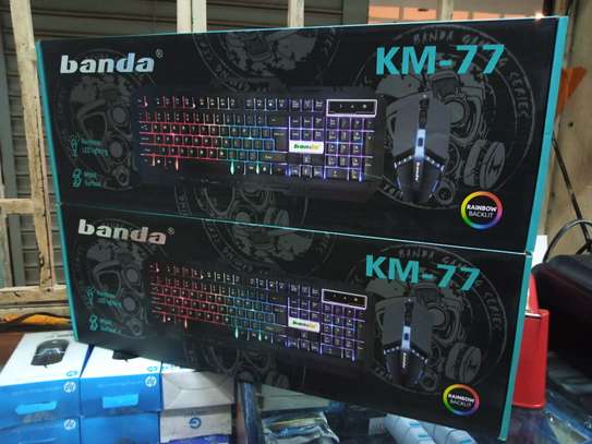 BANDA KM-77 GAMING KEYBOARD & MOUSE image 1