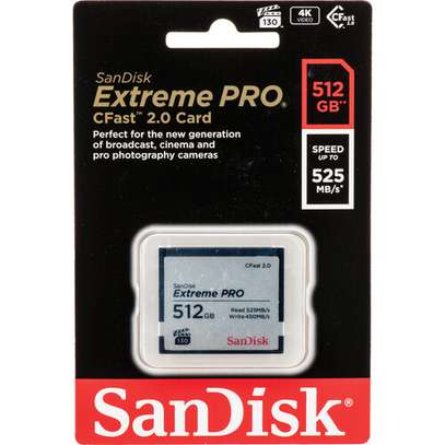 SanDisk 512GB Extreme PRO CFast 2.0 Memory Card image 2
