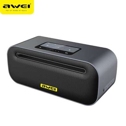 AWEI Y600 NFC Aluminium alloy metal portable mini wireless speaker CSR 4.1 bluetooth speakers support AUX image 4