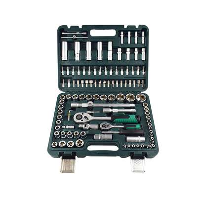 108 Pieces Socket Set Hand Tool Sets image 1