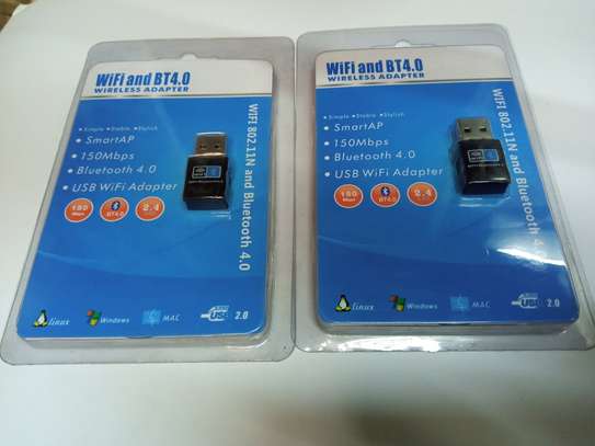 150MBPS WIFI & Bluetooth 5.0 Adapter Dongle 2-in-1 image 1
