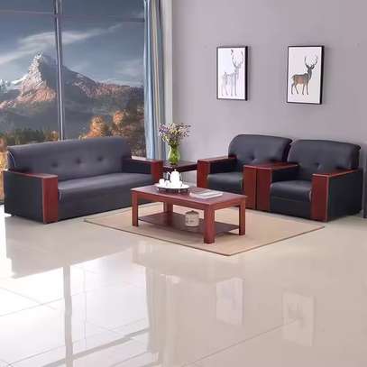 Office Sofa: Five Seater Capacity Sofa For Office Meetings image 6