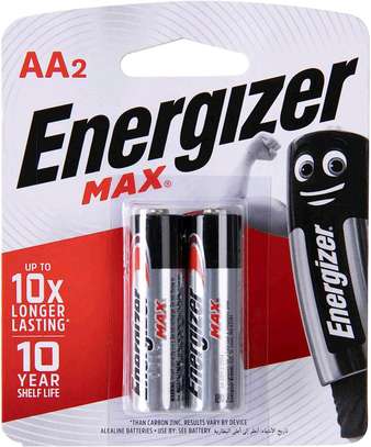 2Pcs Energizer MAX Alkaline Batteries image 1