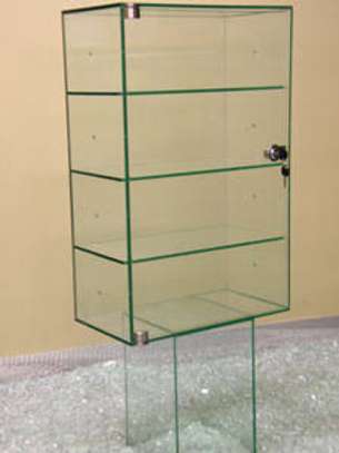 All glass -shop/office/home displays(6mm thick glass) image 3