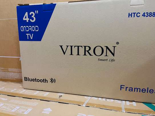 VITRON 43 INCHES SMART ANDROID FRAMELESS TV image 2