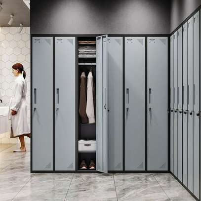 3-Door Steel Office Cabinet image 4