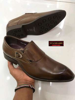 Buckled Brown Leather Shoes image 1