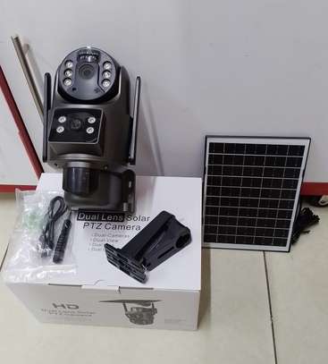 Dual Lens  Ubox Wifi Enabled Solar PTZ CCTV Camera image 3