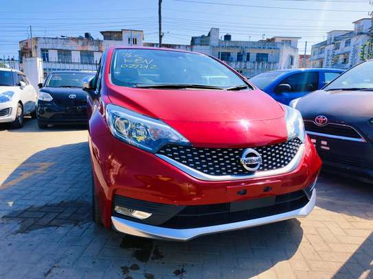 Nissan note E power red wine 2017 image 3