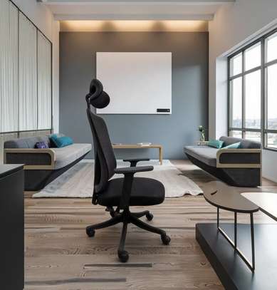 Office Chair: Ergonomic Office Black Chair image 2