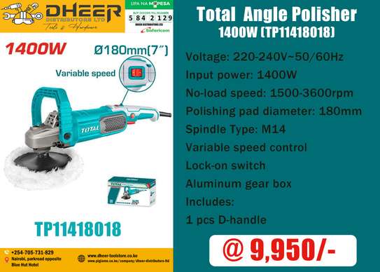 Total  Angle Polisher 1400W (TP11418018) image 2