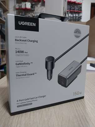 UGREEN EC706 (35571) 150W Type-C USB Car Charger Grey image 3