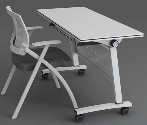 Office Table: Modern Foldable Mobile Office Table image 3