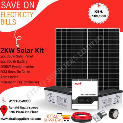 2kw solar kit. image 1