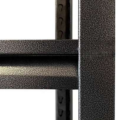 Office Cabinet; Sleek Metallic Shelving Unit image 6