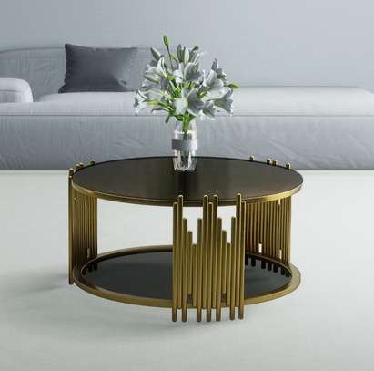 Round Stainless Steel  Table Coffee image 12