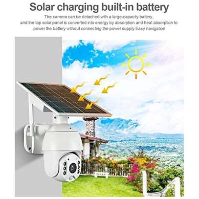 4G PTZ Wireless Outdoor Solar Powered Security Camera image 1