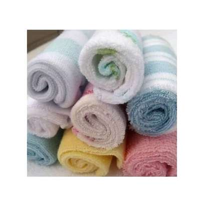 8PCS/Set Soft Cotton Baby Washcloth Towel-Multicolor image 1