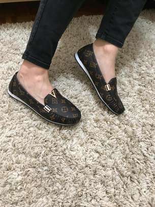 Dark brown LV quality loafers image 1