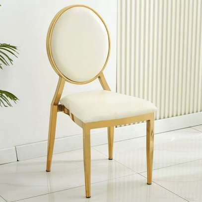 Dining Chair: Golden Wedding Hotel Dining Hall Chairs image 1