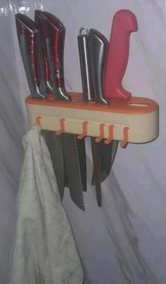 knifes  organizer with 6 extra hooks image 1