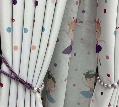 Well fitted modern kids curtains image 1