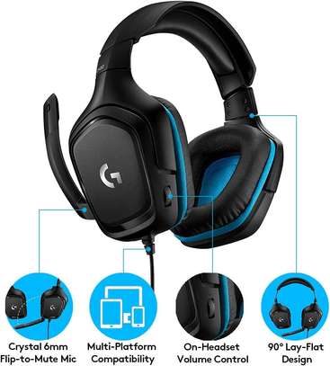 Logitech G432 Wired Gaming Headset image 1