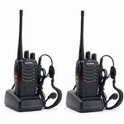 Pair of BF888S Baofeng walkie talkie image 1