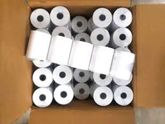 Eminent Quality 50pcs Thermal Paper Rolls 79 by 80mm- A Box image 1