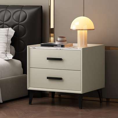 Classic Design Bedroom Nightstand –Modern Bedside Table image 1